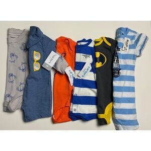 NWT BABY BOY SUMMER BUNDLE, SIZE  0-3 MONTHS  ,CARTER’S, RUUM